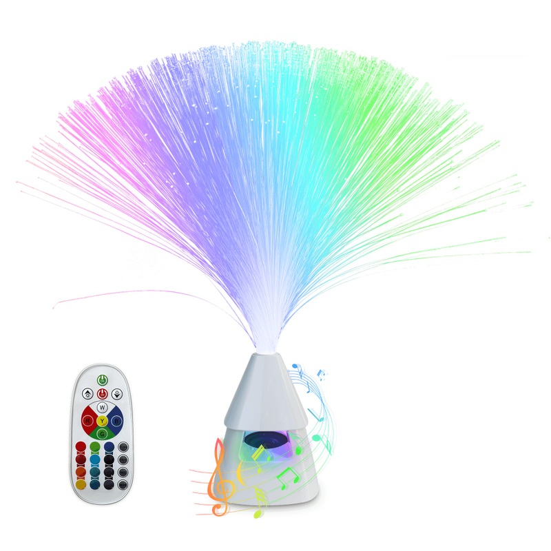 Lampe À Fibre Optique Avec Haut-Parleur 36cm