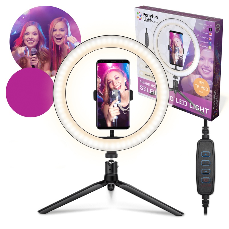 Ringlicht met Station 26 cm wit