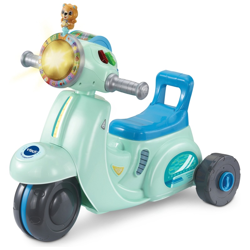 VTech 2 in 1 Loopscooter blauw