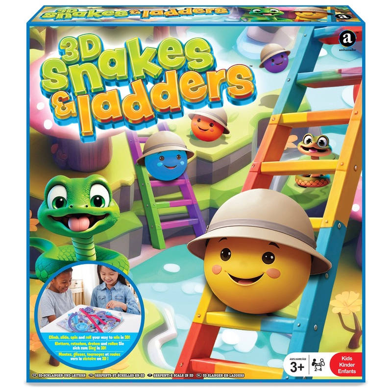3D Snakes & Ladders Game