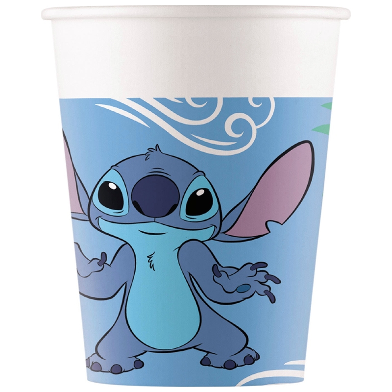Disney Stitch & Angel Papieren Bekertjes 8 Stuks 200 ml
