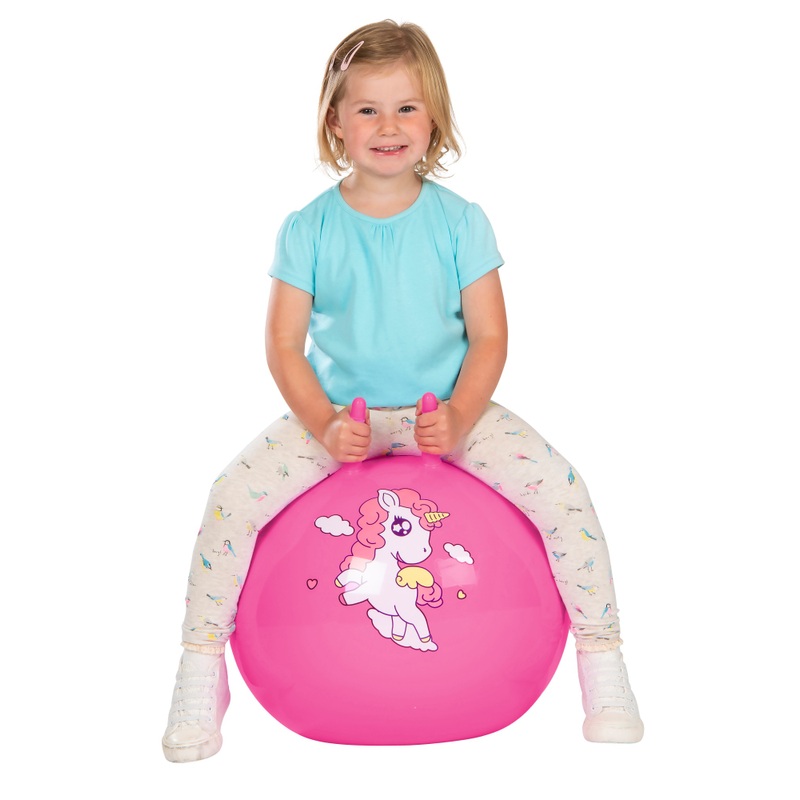 Jump Ball Unicorn Hopper Pink