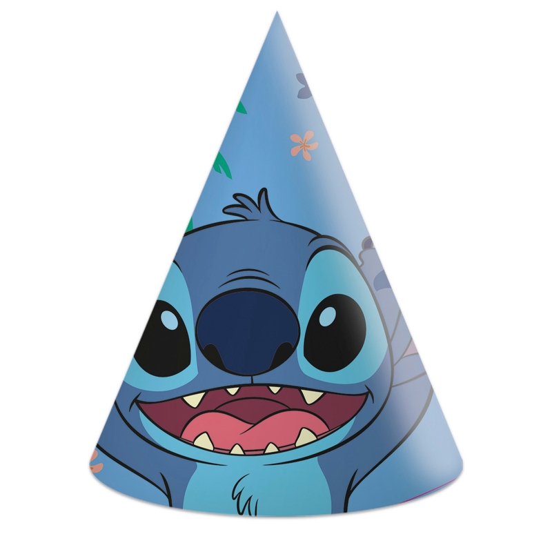 Lilo & Stitch Feesthoedjes Stitch 6 Stuks