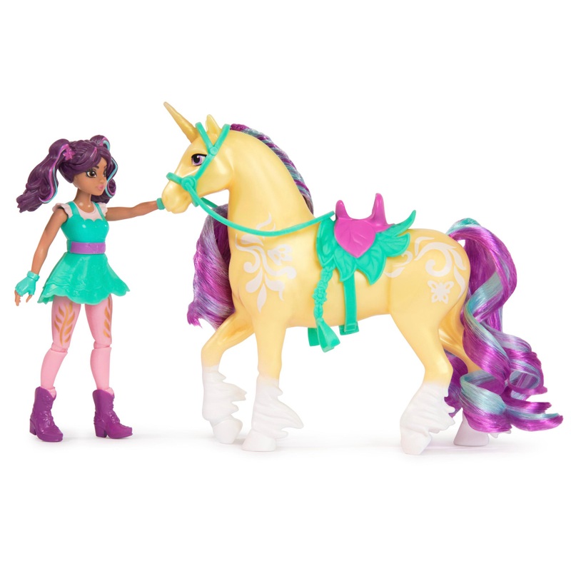 Unicorn Academy Pop Ava met Eenhoorn Leaf 12 cm
