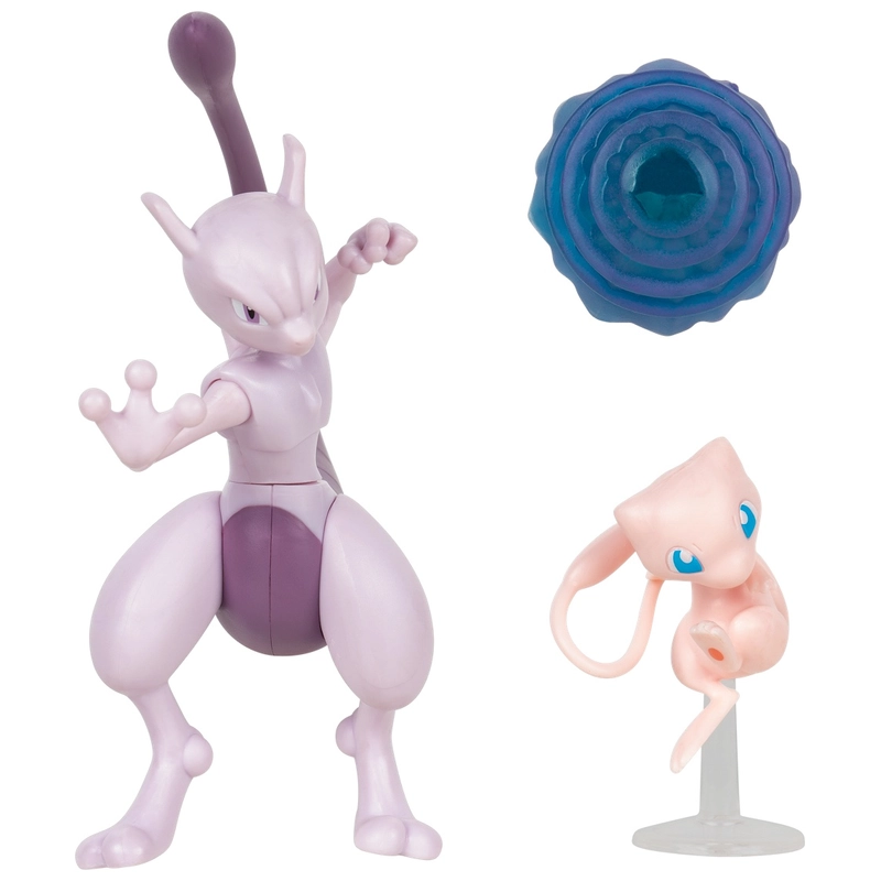 Pokemon Pokémon Battle Figures 2 Pack Mew and Mewtwo pokemon cards product image