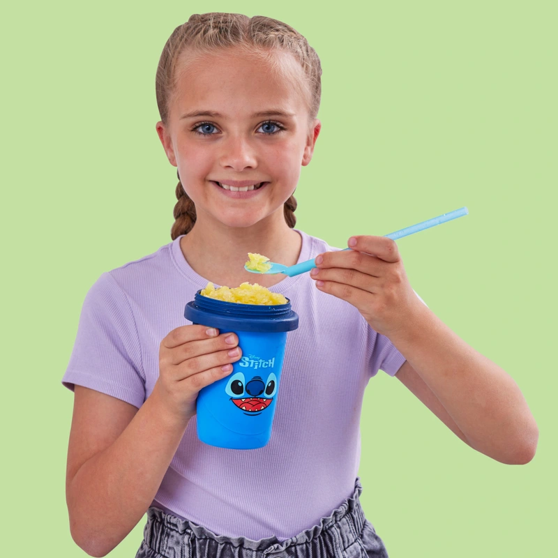Disney Stitch slushy cup front view