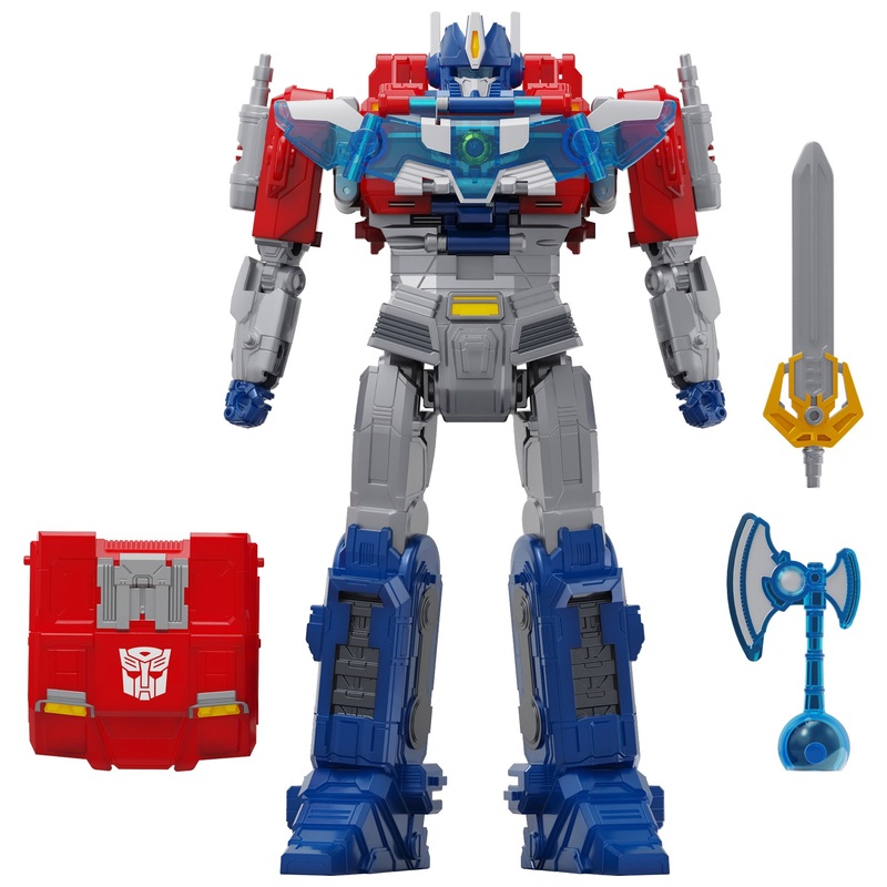 Transformers One Figuur Power Flip Optimus Prime 29 cm