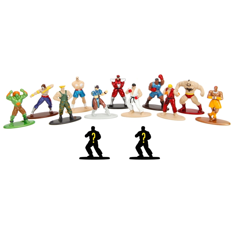 Street Fighter Diecast Nanofiguur assorti