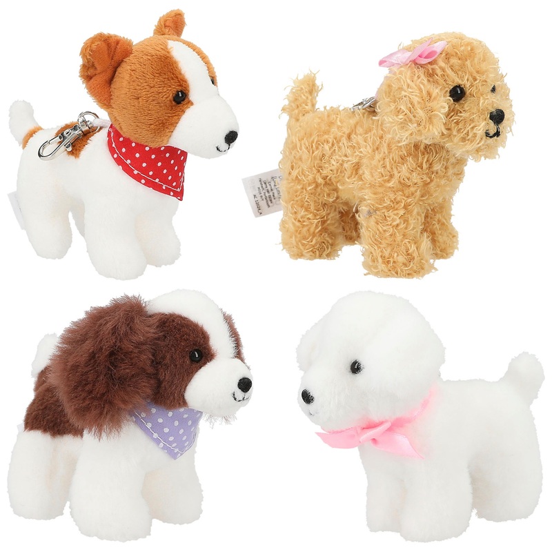 TopModel Stoffen Sleutelhanger Kitty en Doggy