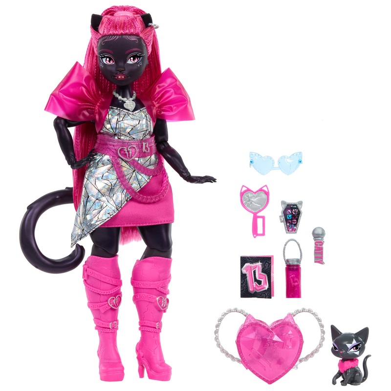 Monster High Pop Catty Noir met Accessoires