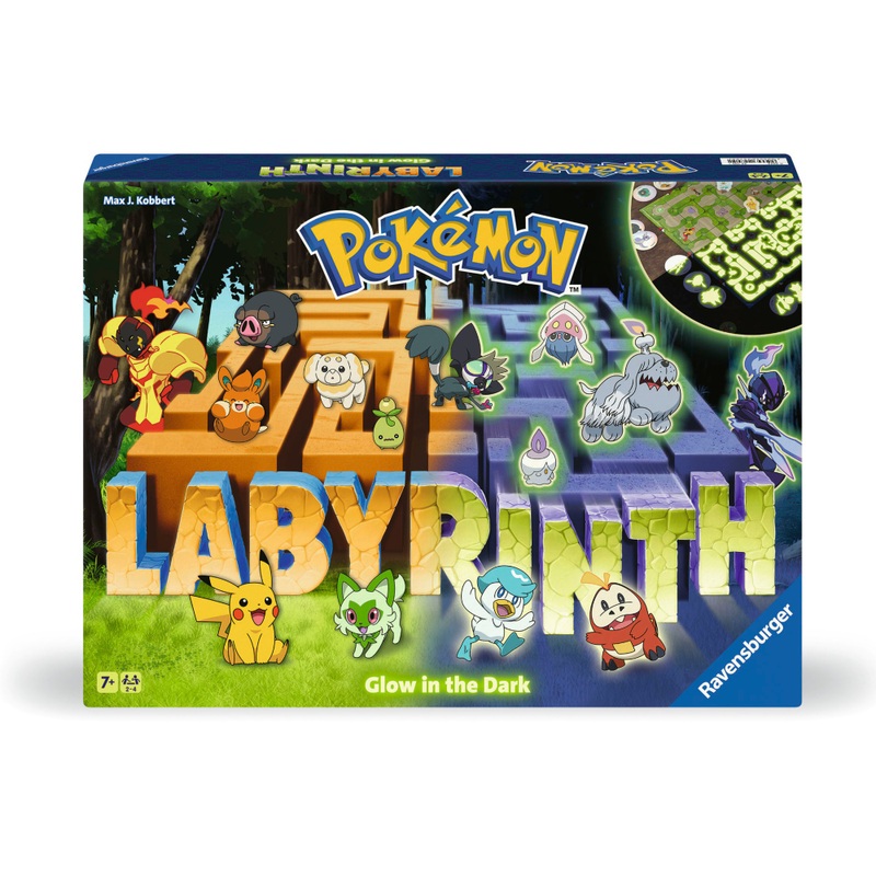 Ravensburger Pokémon Labyrinth Glow in the Dark Bordspel