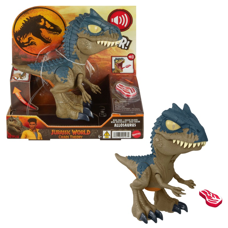 Jurassic World - La Théorie du Chaos Figurine Bébé Allosaure Méga Rugissements