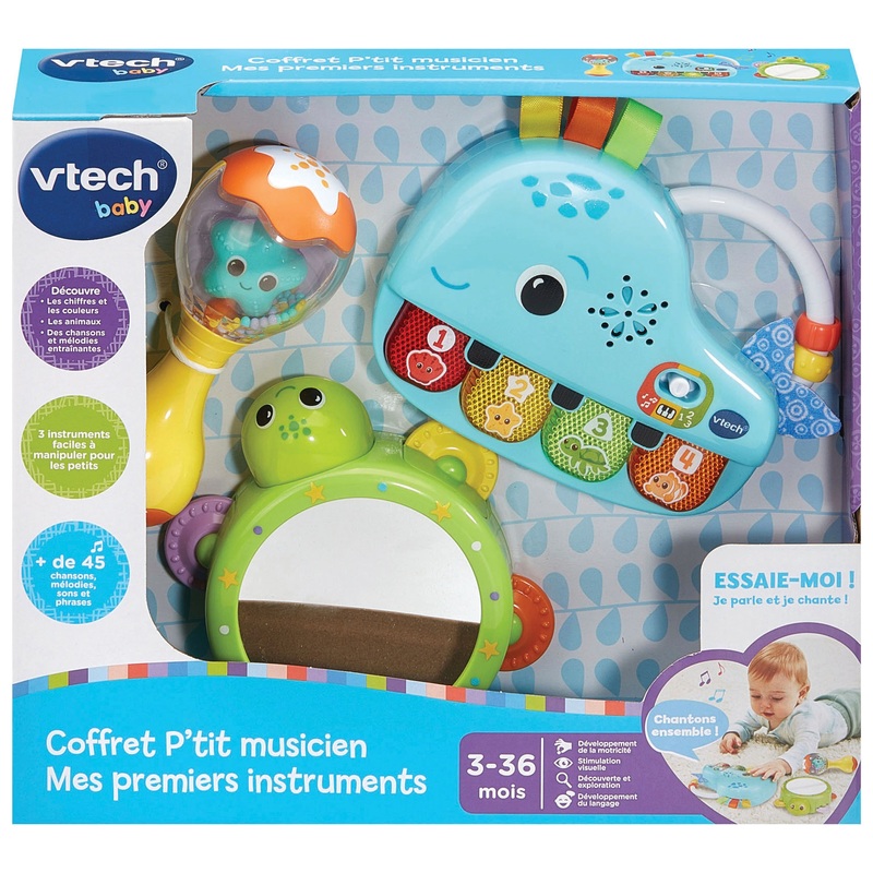 VTech - Coffret P'tit Musicien Mes Premiers Instruments