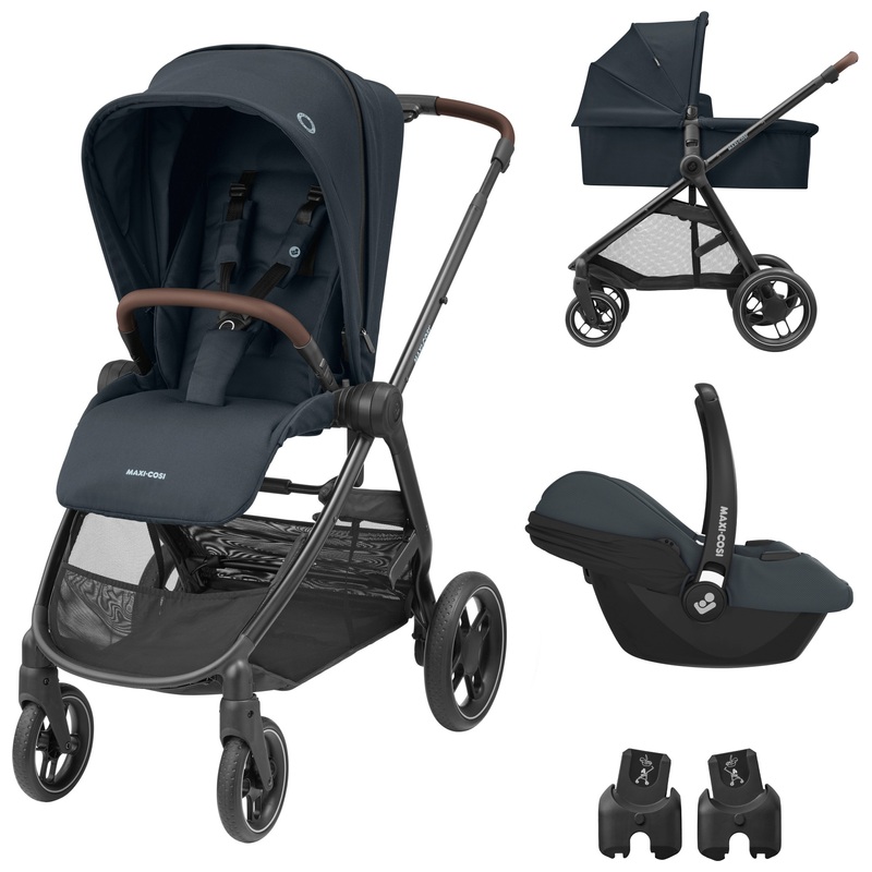 Maxi Cosi 3-in-1 Kinderwagen Street+ Trio Combiwagen grijs
