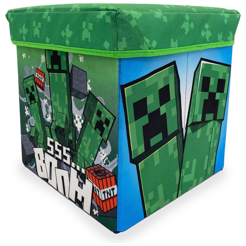 Zit- en opbergdoos Minecraft 30x30 cm
