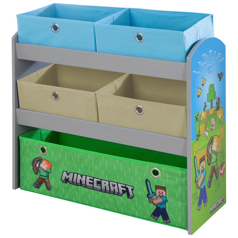 Minecraft Opbergkast met 5 Opbergboxen
