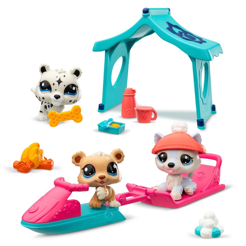 Littlest Pet Shop - Coffret 3 Pets - Neige