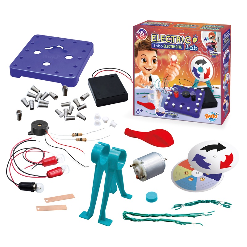 Buki 7153 Électricité Expert - Coffret Expériences Scientifiques Dès 8 Ans