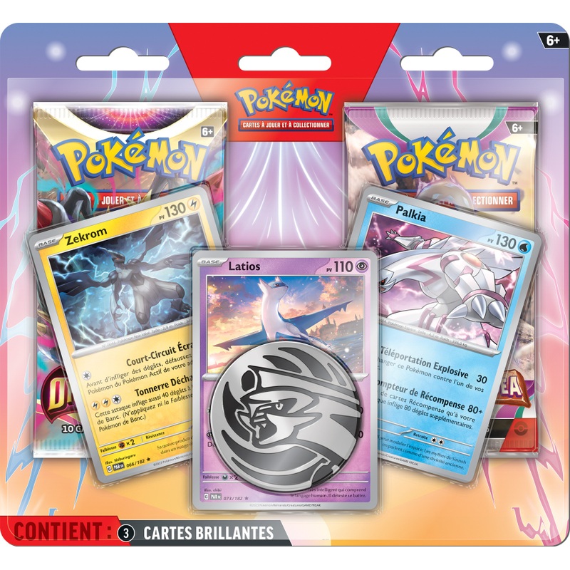 Pokémon-Coffret2Boosters+CartesZekrom,LatiosetPalkia