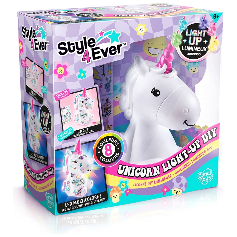 Style 4 Ever - Lampe Licorne À Décorer
