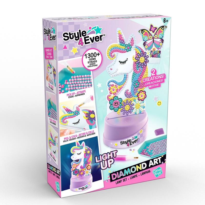 Style 4 Ever - Diamant'art Coffret Lampe