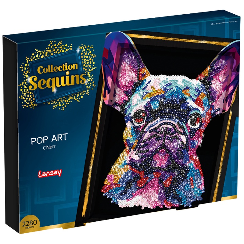 Collection Sequins - Pop Art Chien