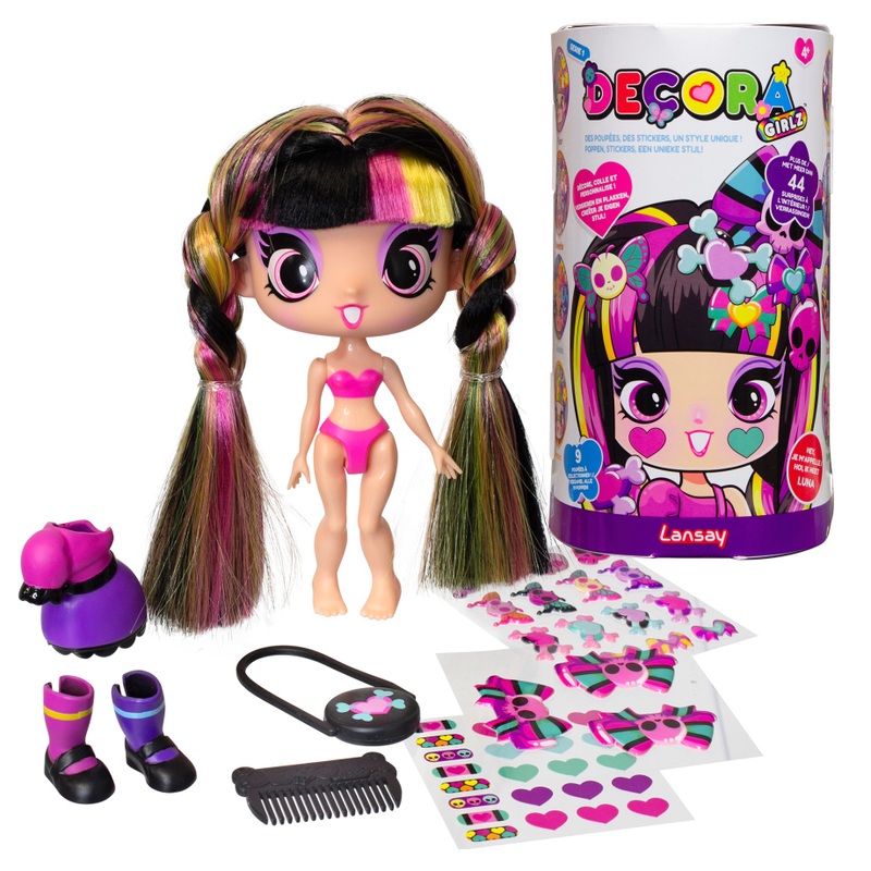 Decora Girlz - Mini Poupée Luna 13 cm