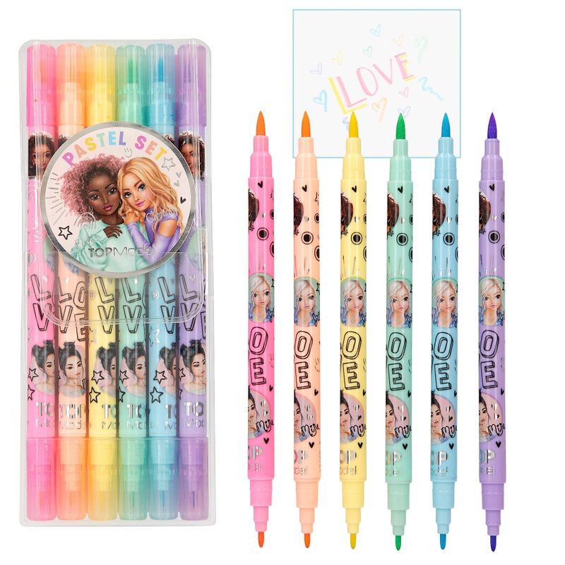 TOPModel Stiftenset in Pastelkleur 6-Pack