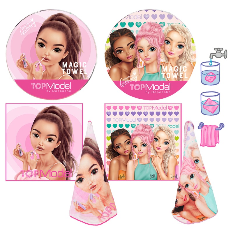 TOPModel Magische Handdoek Beauty and Me assorti