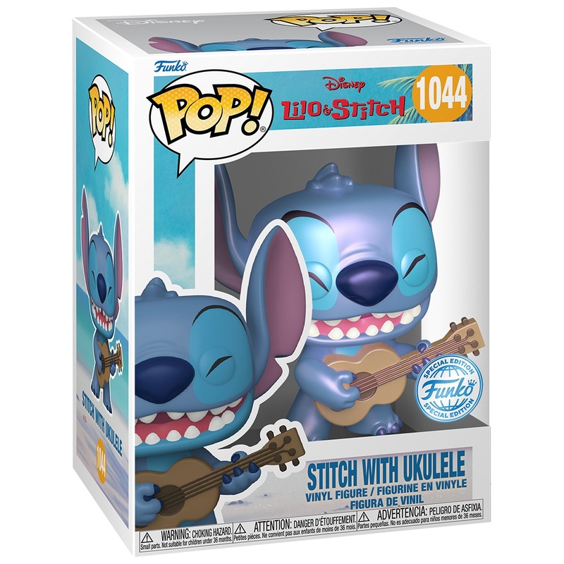 Funko POP! Figuur 1044 Disney Lilo & Stitch Stitch met Ukulele