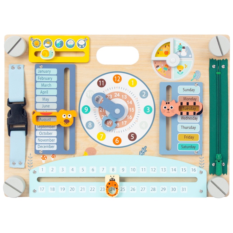 Squirrel Play Wooden 2 Sided Activity Board