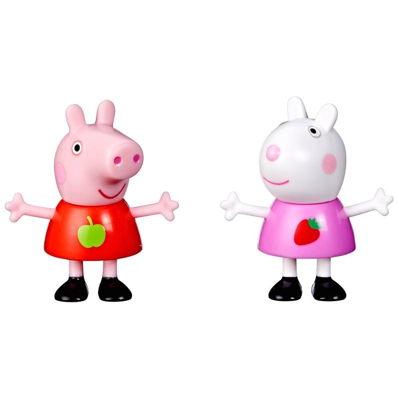 Peppa Pig - Ensemble 2 Figurines - Modèle Aléatoire