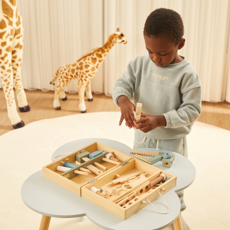 Squirrel Play Houten Gereedschapskoffer 32-delig