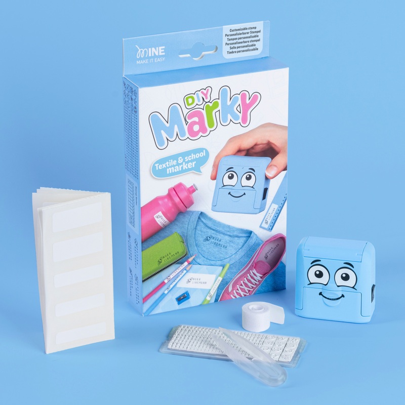 DIY Marky Persoonlijke Stempel blauw