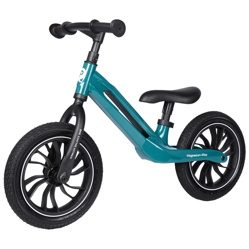 QPlay loopfiets Racer Balance Bike Petrol