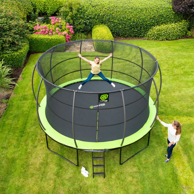 Thorpe Outdoor Trampoline Rond met Net 427 cm