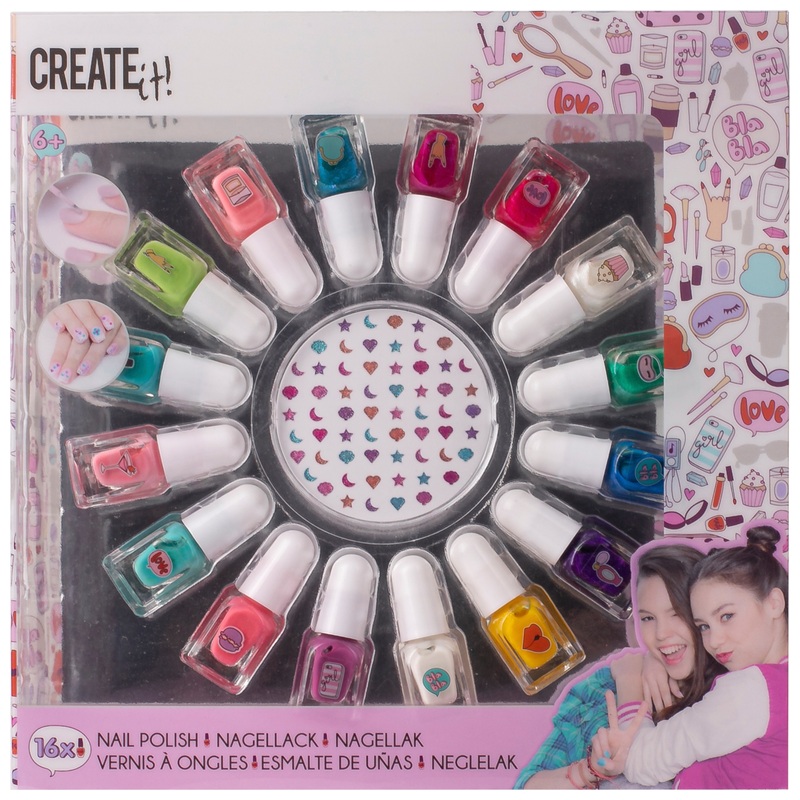 CREATE IT! Nagellakset met Stickers 16-Pack