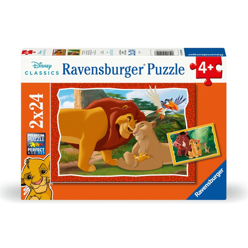 Disney Le Roi Lion - Coffret Puzzles 2x24 pièces