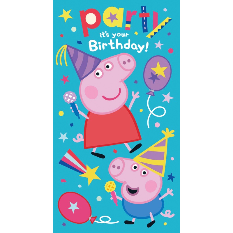Peppa Pig Birthday Card (No Age)