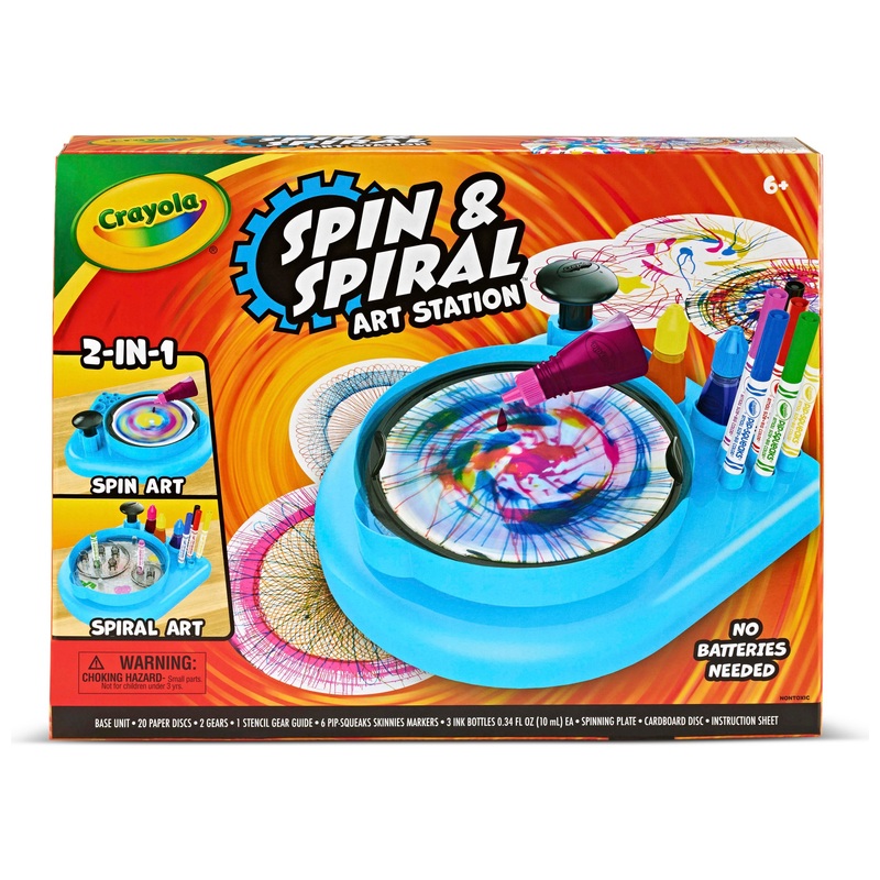 Crayola Spin & Spiral Art Station Set