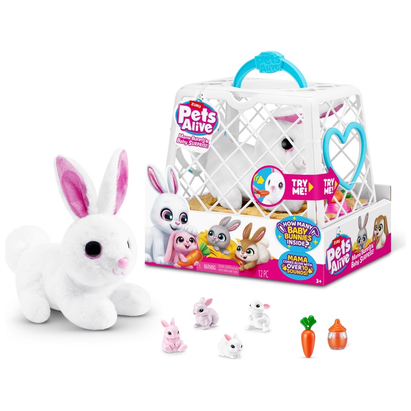 Pets Alive Knuffel Mama Bunny Surprise