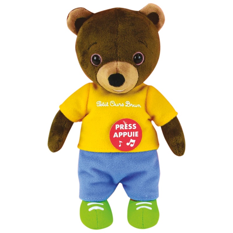 Petit Ours Brun - Peluche Musicale 21 cm