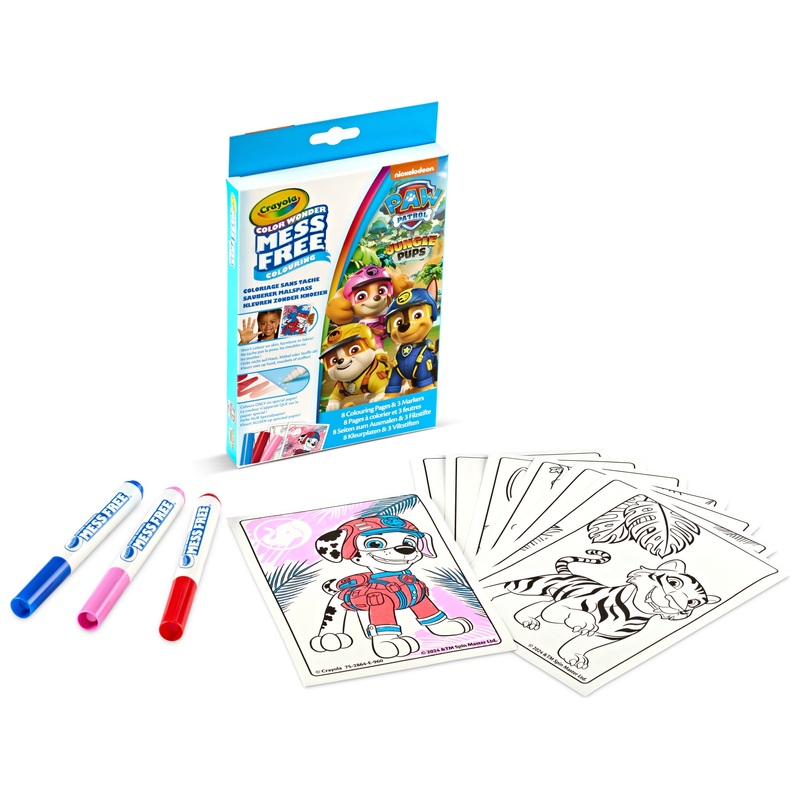 Crayola - La Pat'Patrouille Album et Feutres Color Wonder