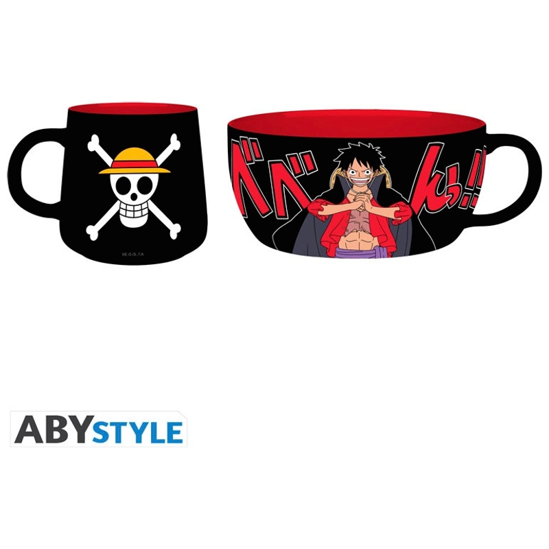 One Piece - Coffret Cadeau Mug et Bol Emblèmes
