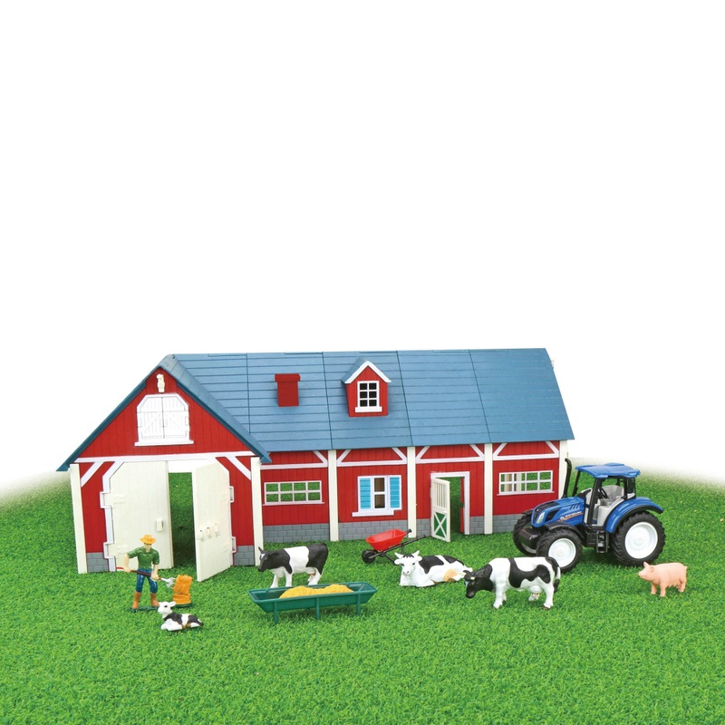 New Holland - Coffret Ferme avec Véhicules et Accessoires