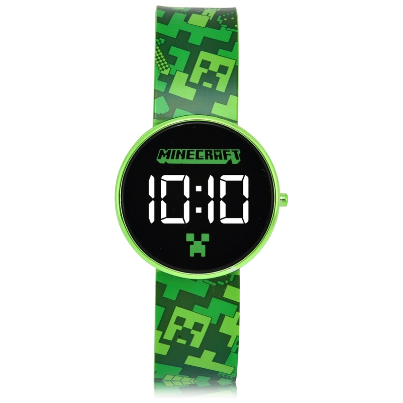 Minecraft - Montre LED Ronde Creeper