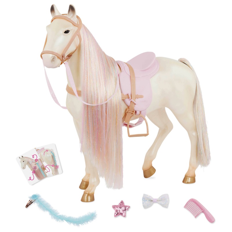 Our Generation Paard Schimmel met Haaraccessoires