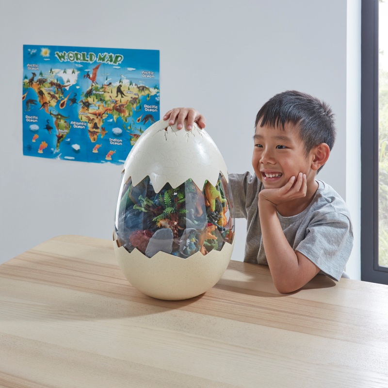 Dinosaur World Dinosaurus Ei Set met Figuren en Accessoires