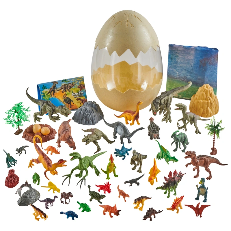 Dinosaur World Dinosaur Egg 50 Piece Figures and Accessories Set view 6