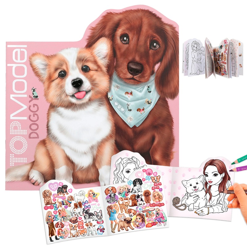 TOPModel Kleurboek Doggy